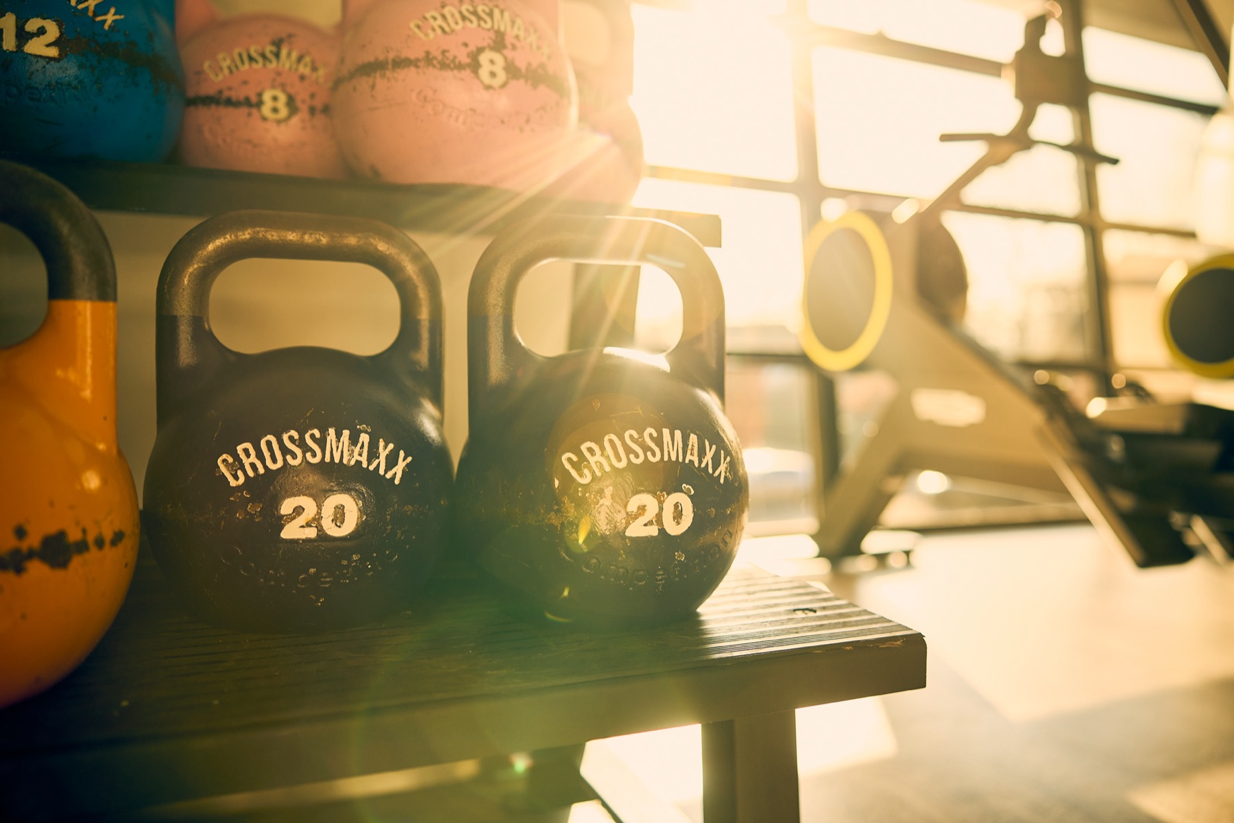 Crossmaxx kettlebells in the HIIT studio