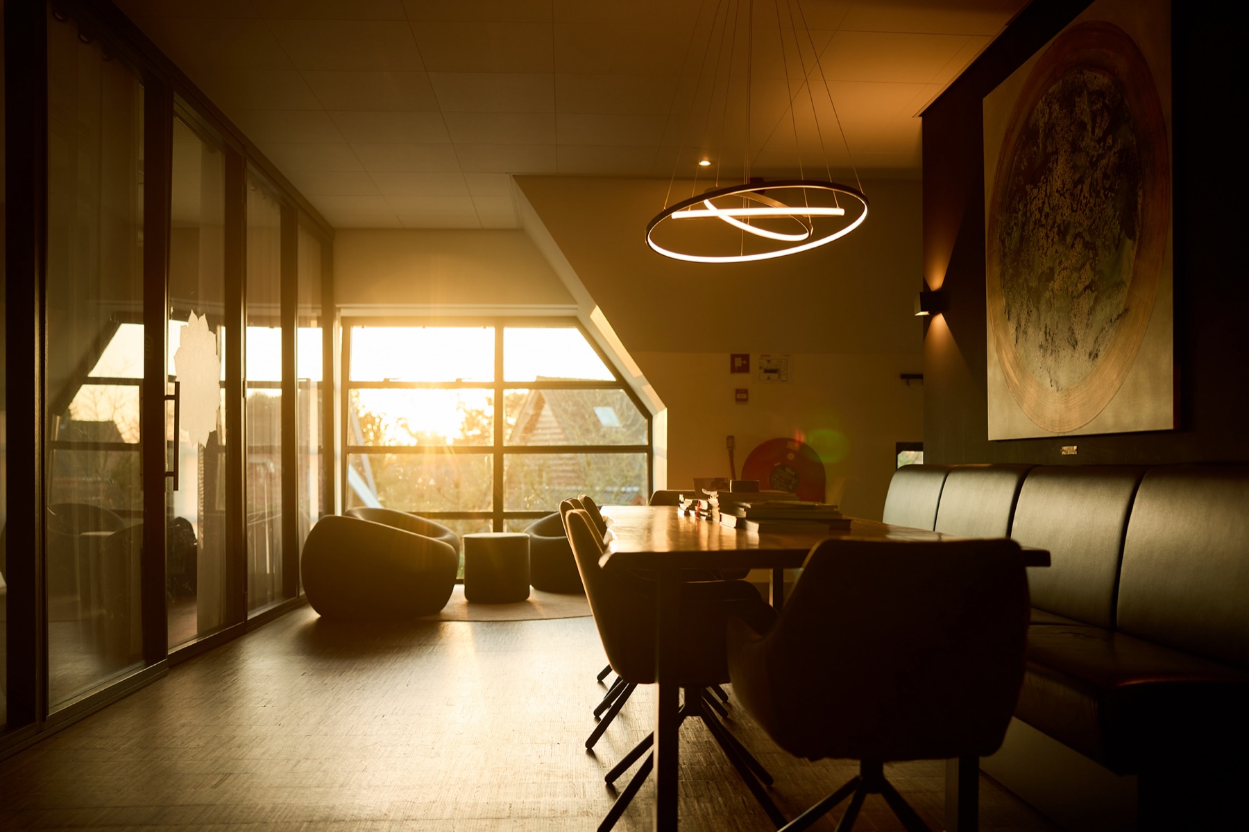 Lounge with free coffee and tea
